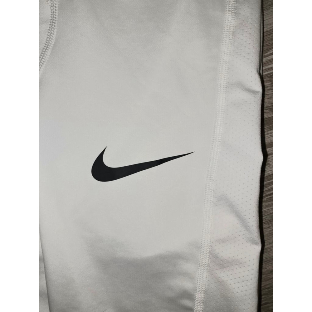 Men's Nike Pro White Compression Pants L NWOT Dry Fit Tight Fit - Picture 6 of 6